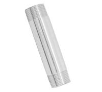 GAOJUDAF Raccordo for tubo a forma di barilotto maschio con filettatura BSPT, connettore for tubo in acciaio inossidabile 201 for architettura e industria, 1 pezz0(80MM*2INCHES)