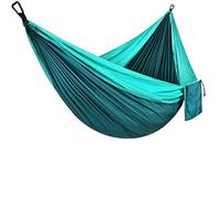 GAOJUNAN Amaca, Hammock Amaca da Campeggio Paracadute Portatile Tessuto Giardino Tempo Libero all'aperto Dormire Altalena Letto sospeso Viaggio per Campeggio, Backpacking(J)