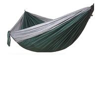 GAOJUNAN Amaca, Hammock Amaca da Campeggio Paracadute Portatile Tessuto Giardino Tempo Libero all'aperto Dormire Altalena Letto sospeso Viaggio per Campeggio, Backpacking(H)