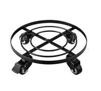 GAOJUNAN Carrello Portavasi Carrello for Piante con Rotelle for Il Posizionamento Mobile dei Vasi di Fiori Arredamento Giardino(36cm)