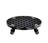 GAOJUNAN Carrello Portavasi Vassoio Rotondo for Fiori con Ruote, Base Mobile in Stile Semplice for Spostare Oggetti Pesanti Arredamento Giardino(43cm)