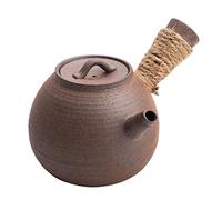 GAOJUNAN Classica Teiera, Teiera Portatile Cinese da 220 ml con Manico Laterale in Ceramica per Picnic all'aperto Amanti del tè