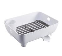 GAOJUNAN Scolapiatti Stabile Scolapiatti In Plastica Scolapiatti Scolapiatti Organizer Per Utensili Per Portaoggetti Da Cucina Moderno Organizzatore da Cucina(White,39 * 30.5 * 13cm)