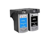 GAOLINLINOZ Cartuccia d'inchiostro compatibile PG40 CL41 for stampante C-anon PG 40 CL 41 for Pixma iP1600 IP1700 IP1800 MP140 MP450 MP470(1Black 1Color)