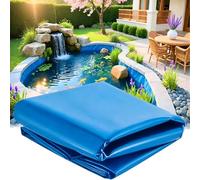 Gaommini 2x3m Membrana per Piscine da Giardino Rivestimento Resistente in HDPE per laghetti con Pesci e Giardini Acquatici, Telo in Gomma per laghetti, sottofondo per impieghi gravosi(8x12m)