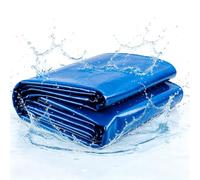 Gaommini Rivestimento in plastica HDPE Blu Telo Preformate per laghetti per Pesci da Giardino 3x4m 4x5m 5x5m 6x8m, Membrana sottostrato Impermeabile per tarp Flessibile per stagni(2x5m)