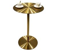 Gaommini Tavoli alti rotondi da pub/tavoli da bar rotondi - Tavoli da bistrot in acciaio inossidabile | Tavoli da pranzo per colazione, caffè e bevande | Tavolino laterale per soggiorno(A,40x40x95cm)