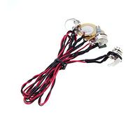 Gaoominy doppio Piezo Raccogliere 6,35 mm Jack con Volume Tono Controllo per Acustico Chitarra Ukulele