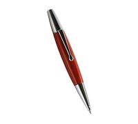 GAOSHA Penna a sfera in legno rosso - Penna a sfera corta portatile - Scrittura, regalo - 12,6 cm