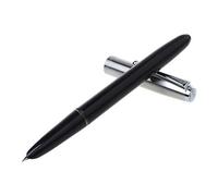 GAOSHA Penna stilografica da 0,38 mm, stile vintage, in acciaio inox, penna stilografica extra fine, per ufficio e lavoro
