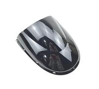 gaostore Anteriore Moto Parabrezza Per Ducati 748 916 996 998 1994-2002, Nero, Parabrezza Double Bubble, Cupolino, A Incastro, Specifico Per Il Veicolo, Cromo
