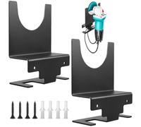 GAOUTO 2 supporti per smerigliatrice angolare, smerigliatrice angolare per smerigliatrice da 12,7 cm, supporto per smerigliatrice angolare a parete, supporto per utensili per taglierine, lucidatrici
