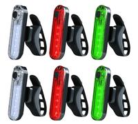 GAOUTO 6 luci di navigazione a LED per barche, barche, luci di navigazione USB, 3 tipi di lampeggiamento, USB per kayak, barca, yacht
