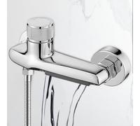 GAOUTO Rubinetto Vasca da Bagno Cascata con Termostato, Montaggio a Parete, Rubinetto Vasca da Bagno per Doccia Termostato per Bagno