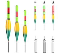 GAOUTO Set di 3 pose a LED, adatte per la pesca, con luci a LED, per la pesca intelligente, per lanci lunghi, accessori per pesca di alta qualità, galleggianti a LED, con batteria tipo CR425