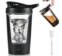 GAOUTO Shaker elettrico per proteine 450 ML - Frullatore automatico USB ricaricabile Shaker per albume d'uovo, senza BPA
