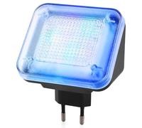 GAOUTO Simulatore TV a LED: simulatore TV, simulatore televisivo con 12 LED e 3 programmi selezionabili, autonomia regolabile on/4h/7h, TV falso tramite simulazione di luce da utilizzare come