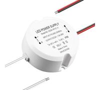 GAOUTO Trasformatore LED 24V 36W 1.5A: Mini Anello 24V Alimentatore LED, Trasformatore 230V a 24V, Impermeabile IP67, Alimentatore Switching AC a DC, per Strisce LED e Lampade LED