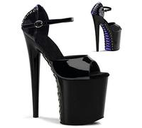 GAOword 20 cm / 7,87 Pollici Tacchi Alti Sexy Striptease Stage Performance Pole Dance Tacchi Alti Nightclub Party Dance Platform Tacchi,Viola,39 EU