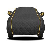 Gaoxianglin Telo Copriauto da Esterno per Volkswagen Scirocco R Coupe 2008-17, Antigrandine per Auto Esterno con Cerniera Impermeabile Traspirante Esterno Cotone Ispessito Copertura Anti-Vento(Black)