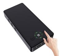 GAOXIAO Blocatore di Registrazione del Telefono a 300 ° con LCD a Telecomando, Banca di Potenza da 4000mah, Dispositivo Anti-Registrazione a Gamma 1-50 m per I Registratori Vocali A 140 x 65 x 22 mm