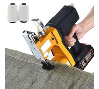 GAOXIAO Borsa per Macchina da Cucire Portatile Cucitrice per Tessuti, Handheld Bag Sewing Machine, Macchina da Imballaggio per Tela Porta in Pelle Industriale Tessuti Closer Sticker