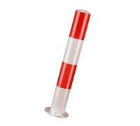GAOXIAO Paletti di Sicurezza Stradale, Colonna di Avvertimento, Barriera Stradale per Assistenza al Parcheggio in Garage, Palo Delimitatore per Controllo Traffico Red x 1pc 8.9 x 75 cm