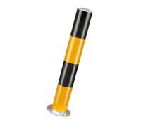 GAOXIAO Paletti di Sicurezza Stradale, Colonna di Avvertimento, Barriera Stradale per Assistenza al Parcheggio in Garage, Palo Delimitatore per Controllo Traffico Yellow x 1pc 8.9 x 75 cm