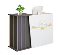 GAOXIAO Reception Estetica ad Angolo Banco Cassa, Piccolo Banco Reception con Ca