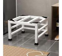 GAOXIAO Supporto per Lavatrice e Asciugatrice Slim, Base Lavatrice con 4 Piedini Antivibrazione, Carrello Lavatrice per Frigorifero Congelatore, Carico 300 kg Altezza 30 cm White 60 x 60 x 30cm