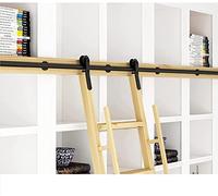 GAOXIONG Libreria di ferramenta per Scale scorrevoli - Kit Binario per Scale scorrevoli, Accessori per binari per Porte scorrevoli del fienile, Binario Scorrevole per Scale mobili Loft, Acciaio inos
