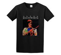 GAOYEA Allan Holdsworth British Guitarist Graphic Tee Unisex 100% Cotton Short-Sleeve T-Shirts Black L