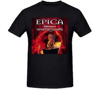 GAOYEA Epica We Will Take You with Us Owl Unisex 100% Cotton Short-Sleeve T-Shirts Black L