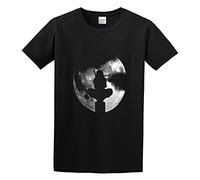 GAOYEA Full Moon Dark Night Ninja Shadow Designed Graphic Top Unisex 100% Cotton Short-Sleeve T-Shirts Black XXXL