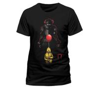 GAOYEA It Lurking Clown Graphic Tee Unisex 100% Cotton Short-Sleeve T-Shirts Black XL