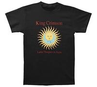 GAOYEA Larks Tongues in Aspic Unisex 100% Cotton Short-Sleeve T-Shirts Black M