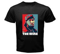 GAOYEA Omar Little The Wire Graphic Tee Unisex 100% Cotton Short-Sleeve T-Shirts Black M