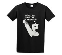 GAOYEA Siouxsie & The Banshees Silhouette Graphic Top Unisex 100% Cotton Short-Sleeve T-Shirts Black XXXL