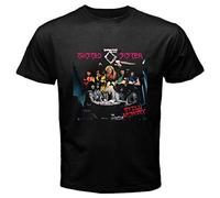 GAOYEA Twisted Sister Still Hungry Graphic Tee Unisex 100% Cotton Short-Sleeve T-Shirts Black L