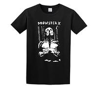 GAOYEA Zone Monster Vblack Hardcore Punk Powerviolence Graphic Tee Unisex 100% Cotton Short-Sleeve T-Shirts Black L