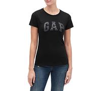 GAP Classic Logo Tee T-Shirt, Nero, L Donna
