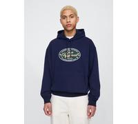 GAP, Felpa Blu Con Cappuccio Gap Original, Uomo, Blu, Taglia: XS