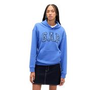 GAP Felpa con cappuccio da donna Heritage Logo, Blu Belle, Small