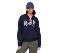 Gap Felpa con Cappuccio e Cerniera Intera con Logo da Donna, X-Small