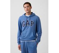 GAP, Felpa Con Cappuccio E Logo Gap In Misto Cotone, Uomo, Azzurro, Taglia: S