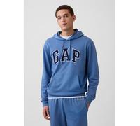 GAP, Felpa Con Cappuccio E Logo Gap In Misto Cotone, Uomo, Azzurro, Taglia: XL