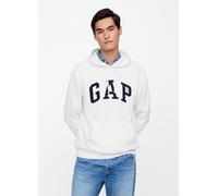 GAP, Felpa Con Cappuccio E Logo Gap, Uomo, Bianco, Taglia: L