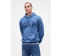 GAP, Felpa Con Cappuccio E Logo, Uomo, Azzurro, Taglia: S