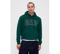 GAP, Felpa Con Cappuccio E Logo, Uomo, Verde, Taglia: M