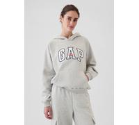 GAP, Felpa Con Cappuccio Maniche Raglan, Donna, Grigio, Taglia: M